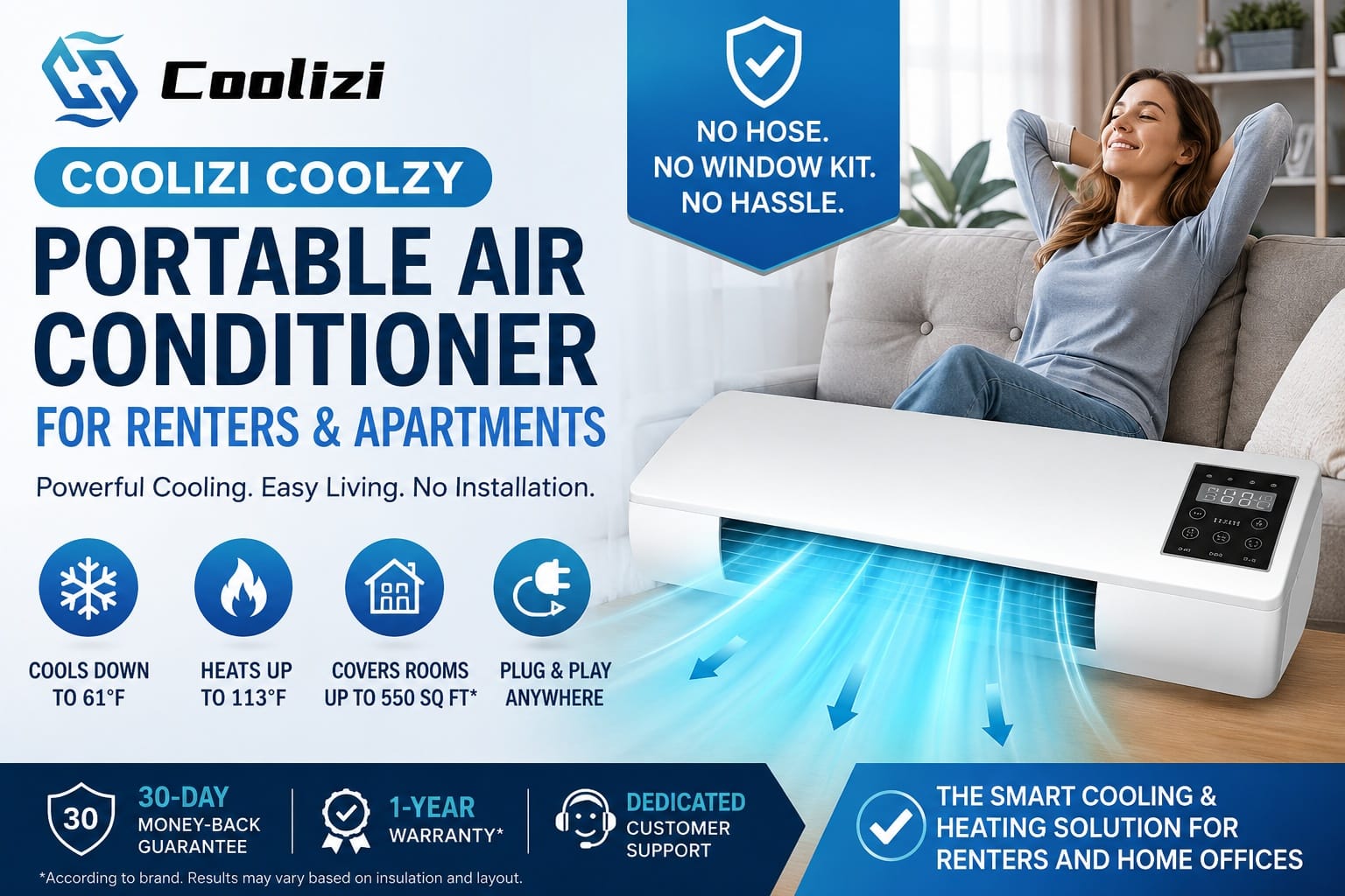 Coolizi Portable Air Conditioning Review 2026: Portable AC for Renters & Apartments